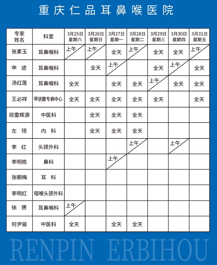 重庆耳鼻喉医院